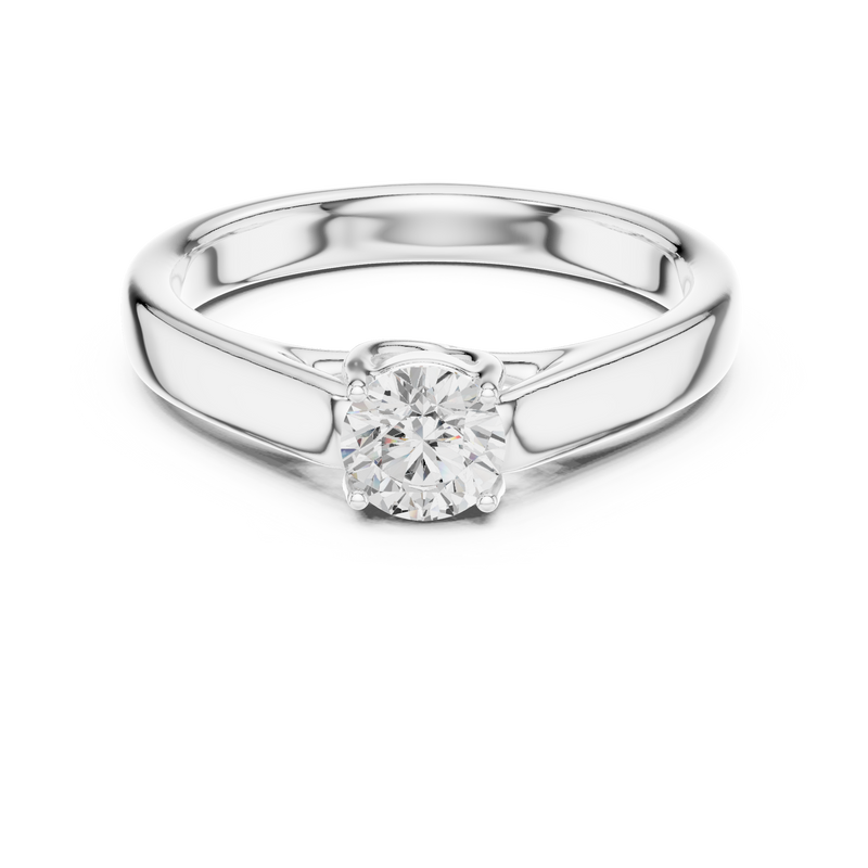 Ladies Ring LR-0229@7 - White Gold - Image