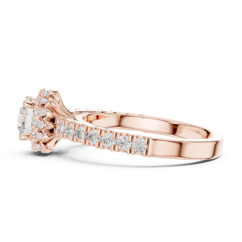 Ladies Ring LR-0230@7 - Rose Gold - Image