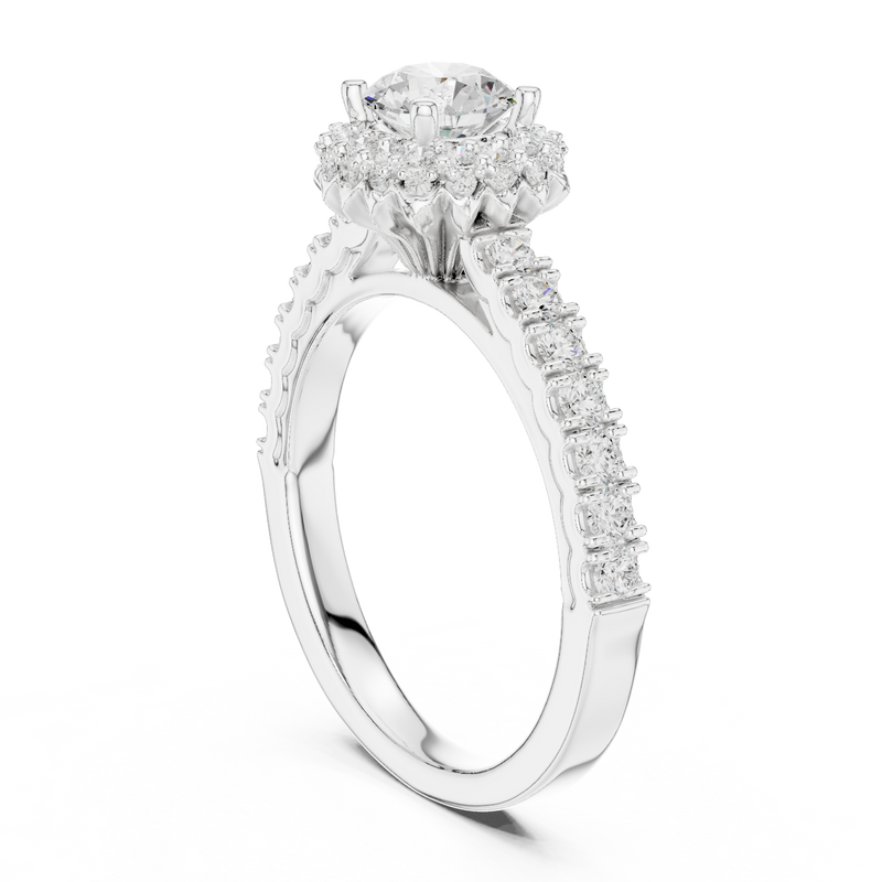 Ladies Ring LR-0230@7 - White Gold - Image