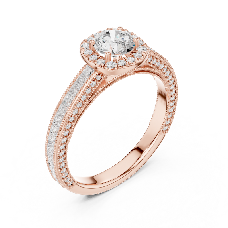 Ladies Ring LR-0231@7 - Rose Gold - Image