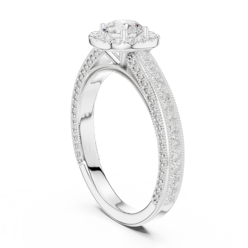 Ladies Ring LR-0231@7 - White Gold - Image