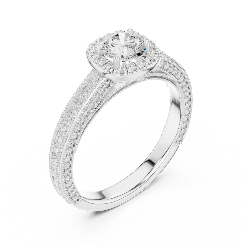 Ladies Ring LR-0231@7 - White Gold - Image