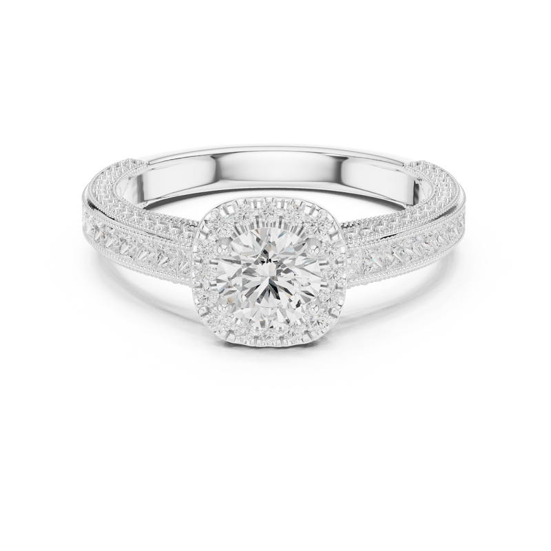 Ladies Ring LR-0231@7 - White Gold - Image