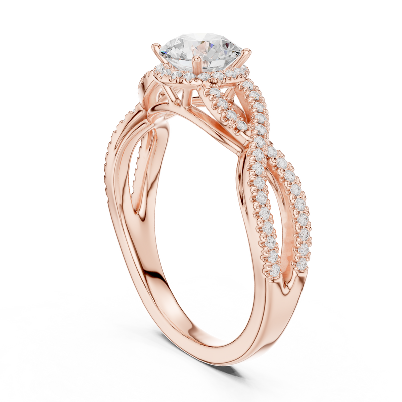 Ladies Ring LR-0232@7 - Rose Gold - Image