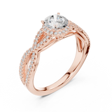 Ladies Ring LR-0232@7 - Rose Gold - Image
