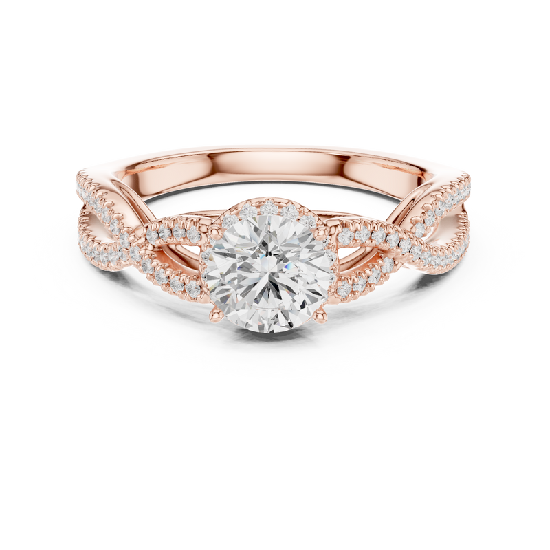 Ladies Ring LR-0232@7 - Rose Gold - Image
