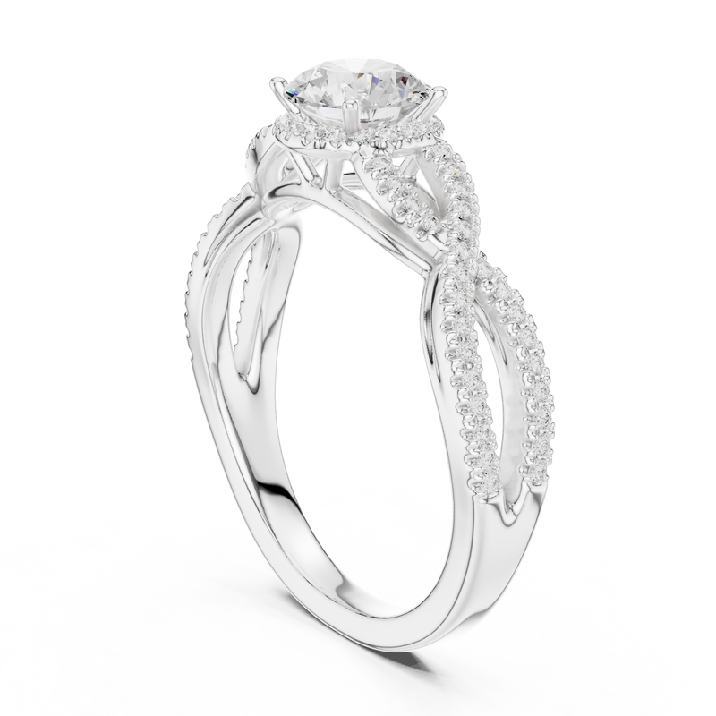 Ladies Ring LR-0232@7 - White Gold - Image