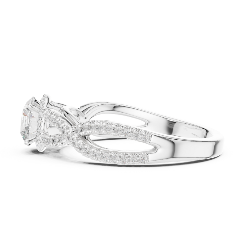 Ladies Ring LR-0232@7 - White Gold - Image