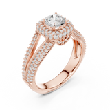 Ladies Ring LR-0233@7 - Rose Gold - Image