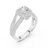 Ladies Ring LR-0233@7 - White Gold - Image