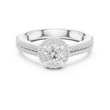 Ladies Ring LR-0234@7 - White Gold - Image