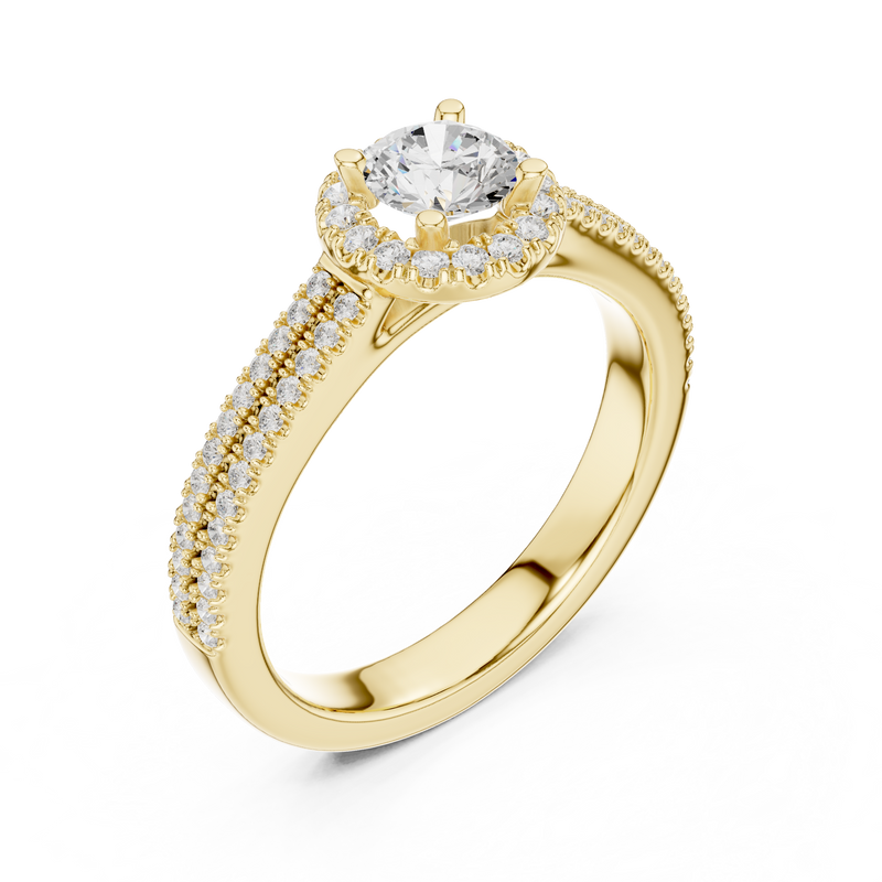 Ladies Ring LR-0234@7 - Yellow Gold - Image