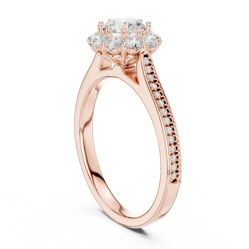 Ladies Ring LR-0237@7 - Rose Gold - Image
