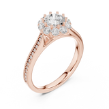 Ladies Ring LR-0237@7 - Rose Gold - Image