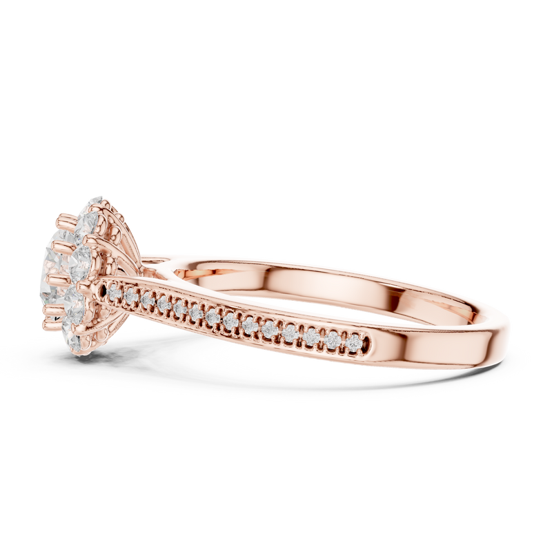 Ladies Ring LR-0237@7 - Rose Gold - Image
