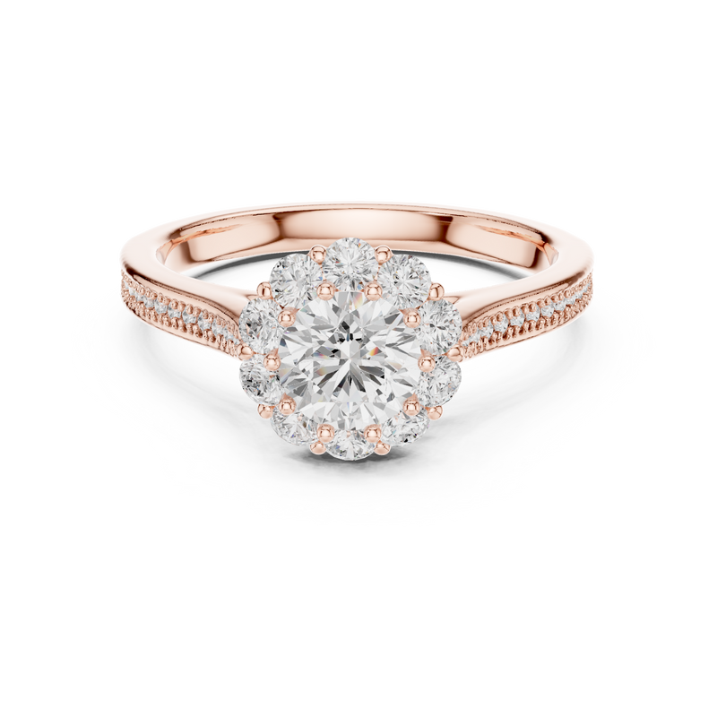 Ladies Ring LR-0237@7 - Rose Gold - Image