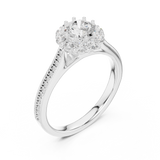 Ladies Ring LR-0237@7 - White Gold - Image