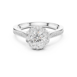 Ladies Ring LR-0237@7 - White Gold - Image