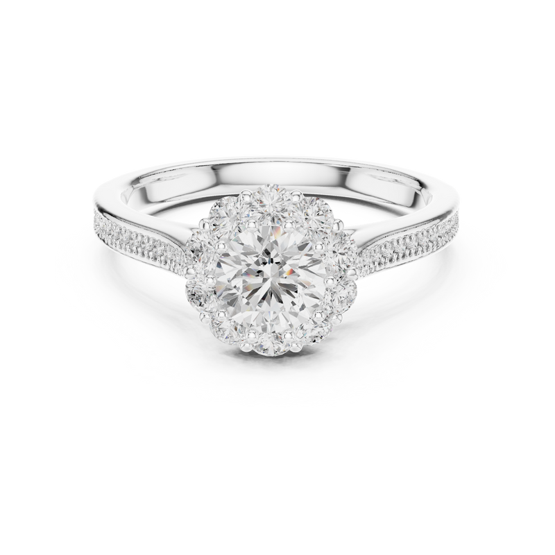 Ladies Ring LR-0237@7 - White Gold - Image