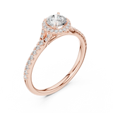 Ladies Ring LR-0238@7 - Rose Gold - Image