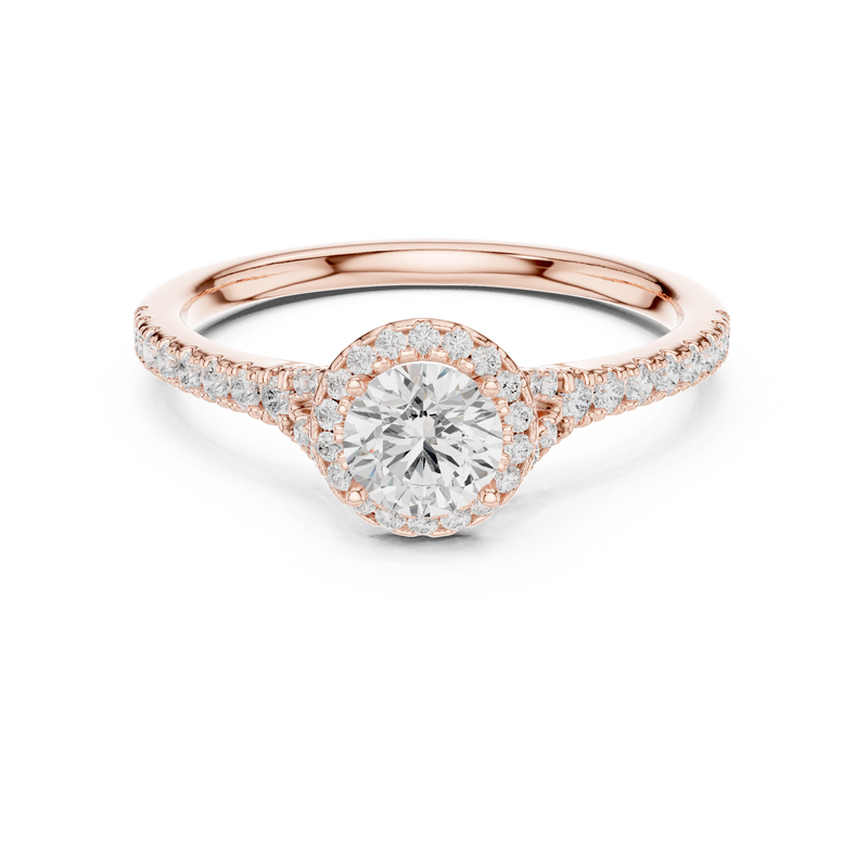 Ladies Ring LR-0238@7 - Rose Gold - Image