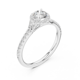 Ladies Ring LR-0238@7 - White Gold - Image