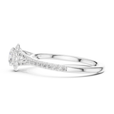 Ladies Ring LR-0238@7 - White Gold - Image
