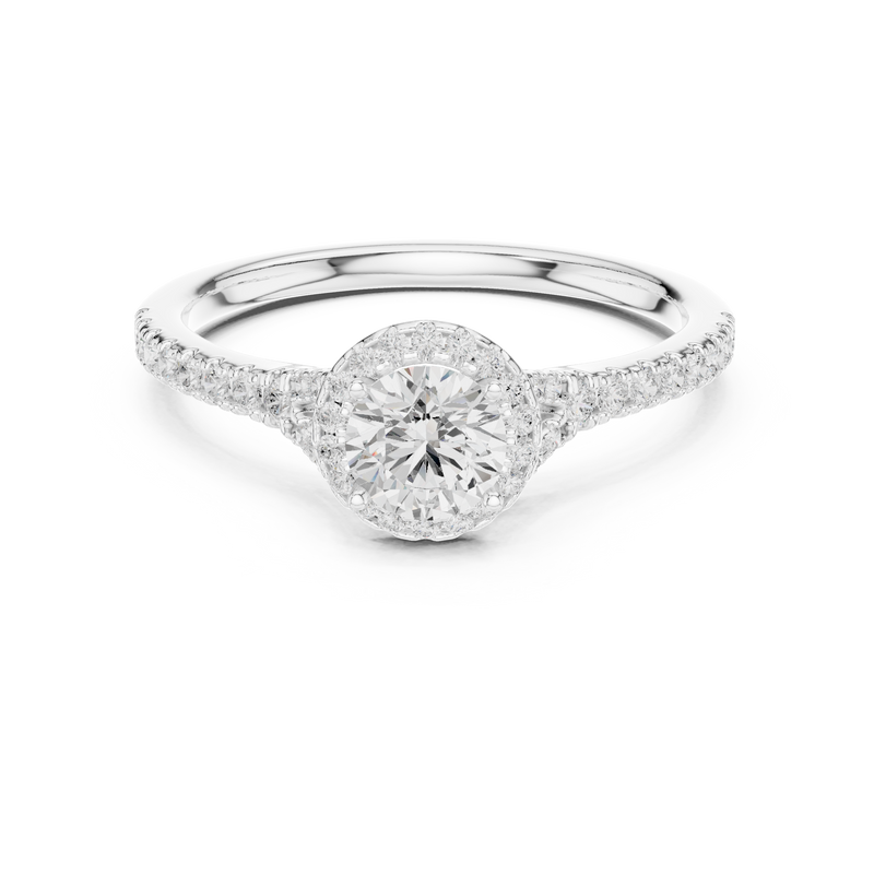 Ladies Ring LR-0238@7 - White Gold - Image