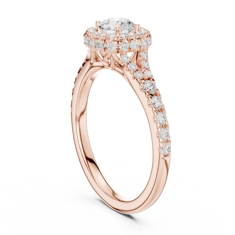 Ladies Ring LR-0239@7 - Rose Gold - Image