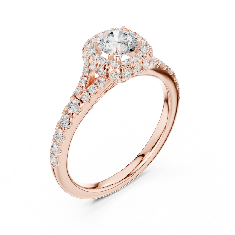 Ladies Ring LR-0239@7 - Rose Gold - Image