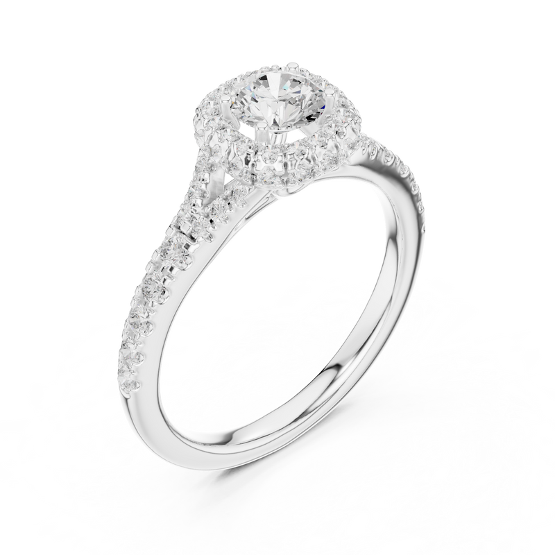 Ladies Ring LR-0239@7 - White Gold - Image