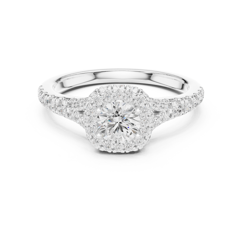 Ladies Ring LR-0239@7 - White Gold - Image