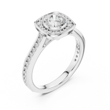 Ladies Ring LR-0240@7 - White Gold - Image