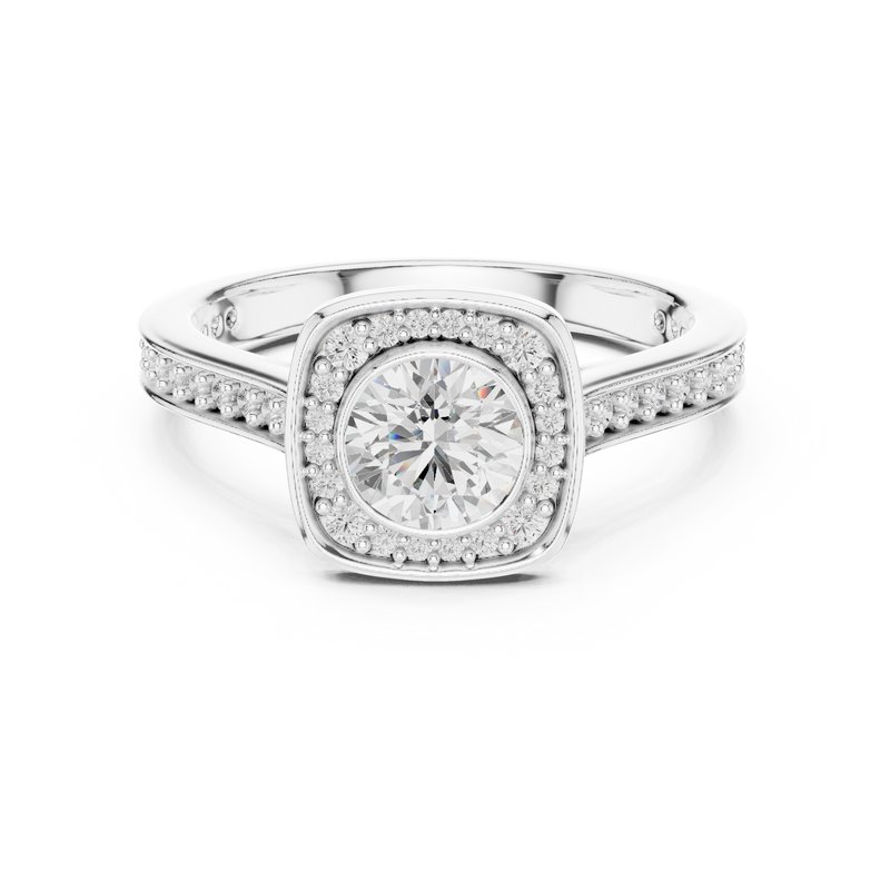 Ladies Ring LR-0240@7 - White Gold - Image