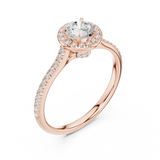 Ladies Ring LR-0242@7 - Rose Gold - Image