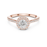 Ladies Ring LR-0242@7 - Rose Gold - Image