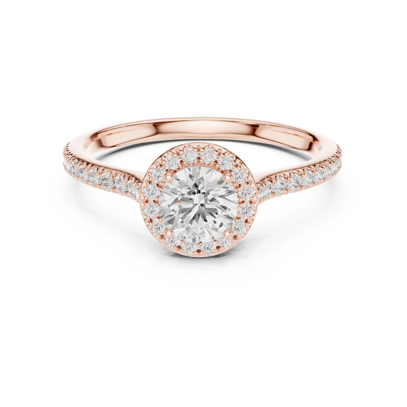 Ladies Ring LR-0242@7 - Rose Gold - Image