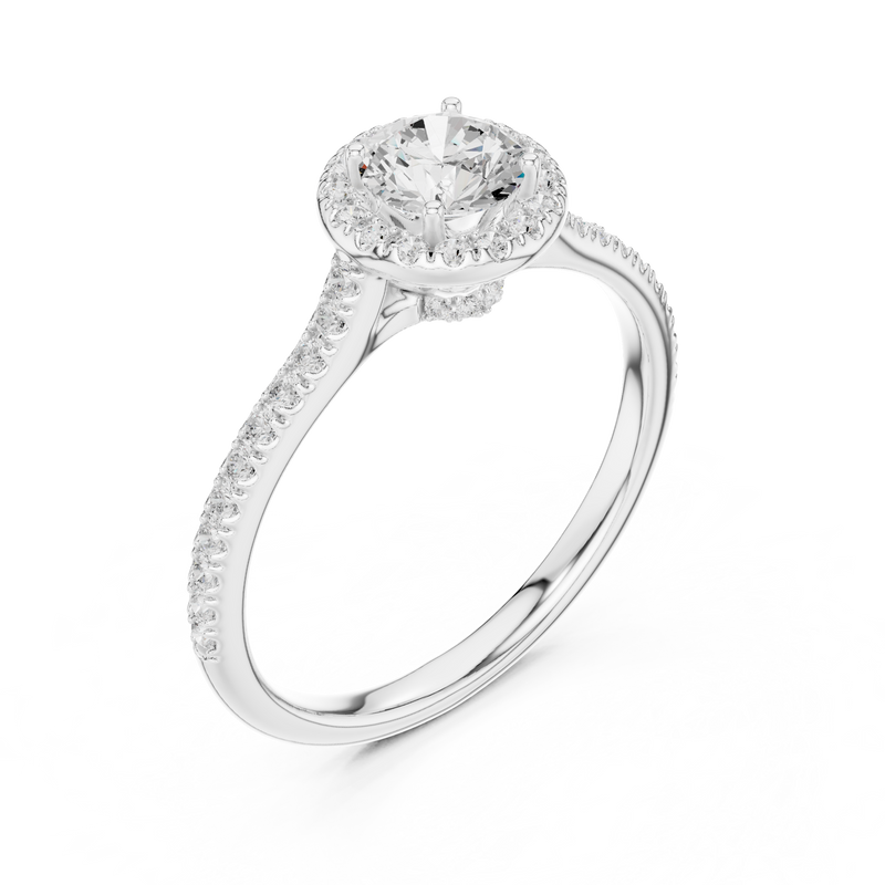 Ladies Ring LR-0242@7 - White Gold - Image