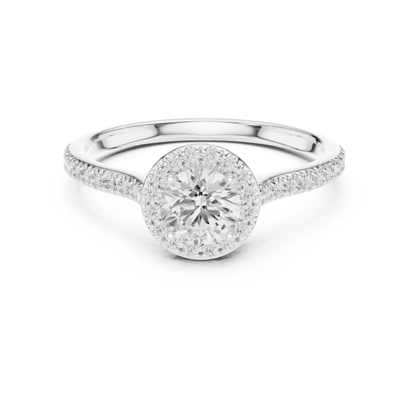 Ladies Ring LR-0242@7 - White Gold - Image