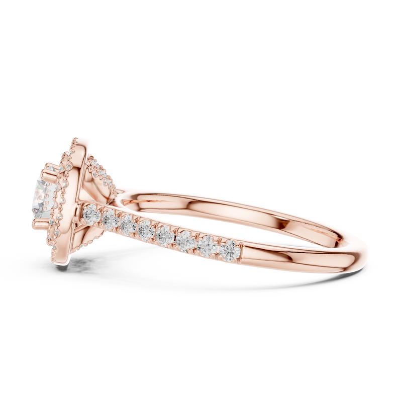 Ladies Ring LR-0243@7 - Rose Gold - Image