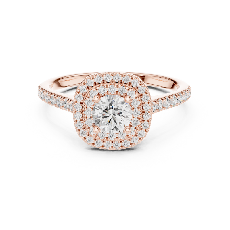 Ladies Ring LR-0243@7 - Rose Gold - Image