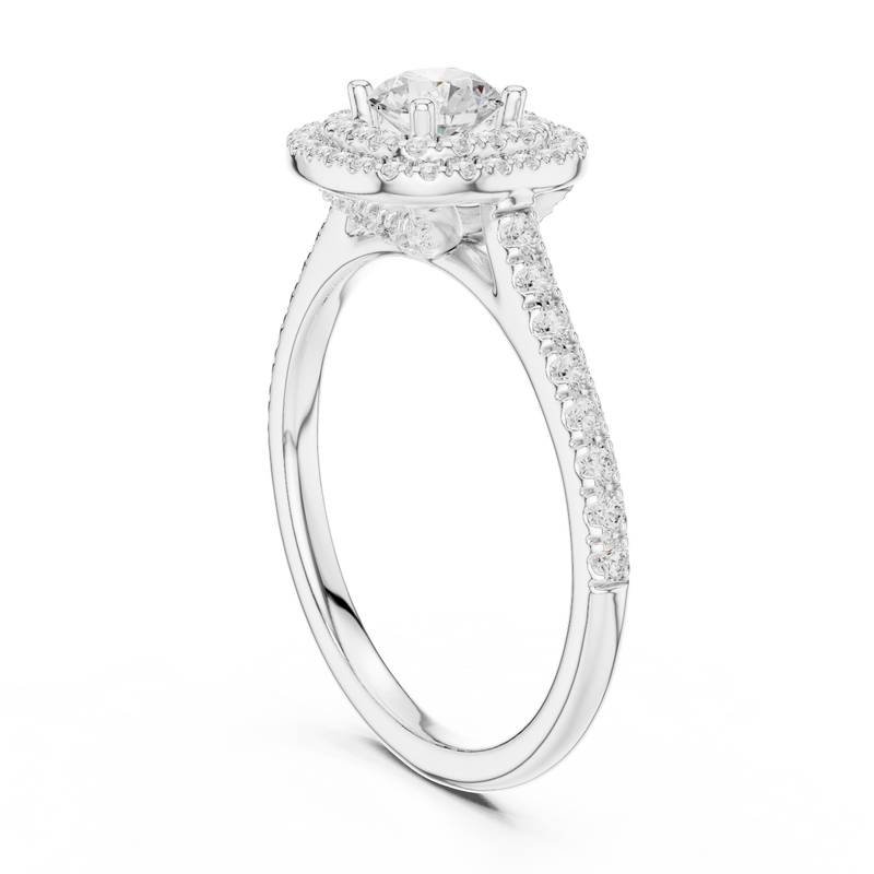 Ladies Ring LR-0243@7 - White Gold - Image