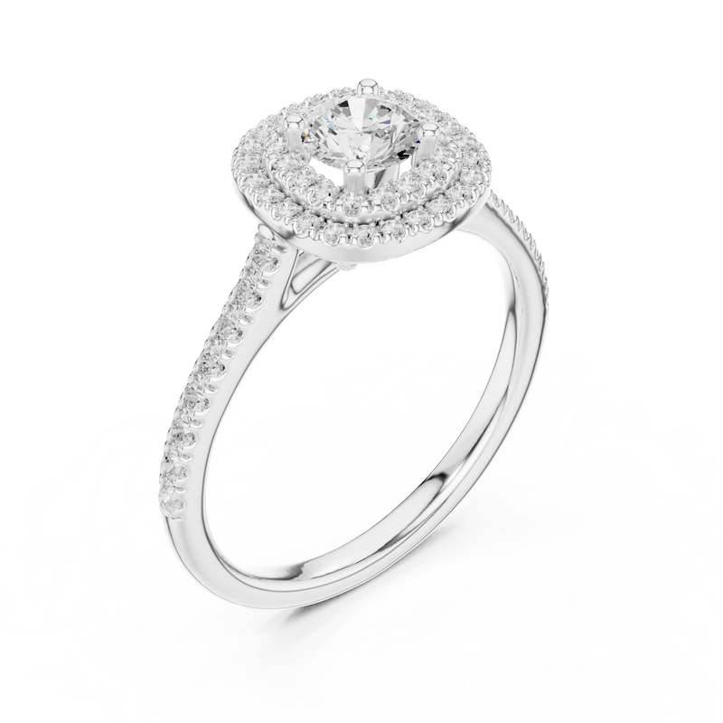 Ladies Ring LR-0243@7 - White Gold - Image