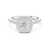 Ladies Ring LR-0243@7 - White Gold - Image