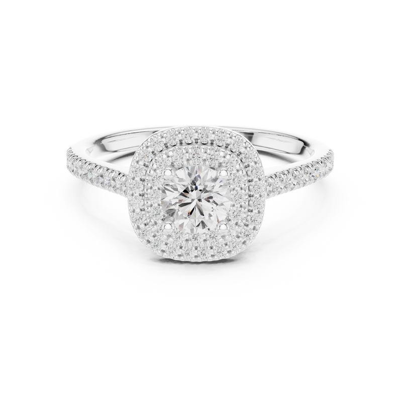 Ladies Ring LR-0243@7 - White Gold - Image