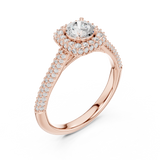 Ladies Ring LR-0244@7 - Rose Gold - Image