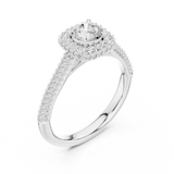 Ladies Ring LR-0244@7 - White Gold - Image