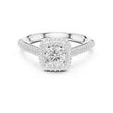 Ladies Ring LR-0244@7 - White Gold - Image