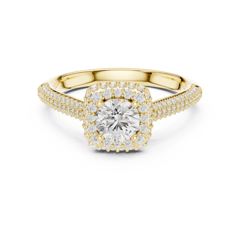 Ladies Ring LR-0244@7 - Yellow Gold - Image
