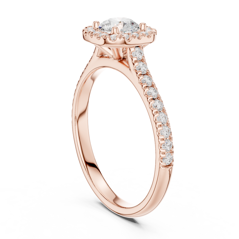 Ladies Ring LR-0245@7 - Rose Gold - Image